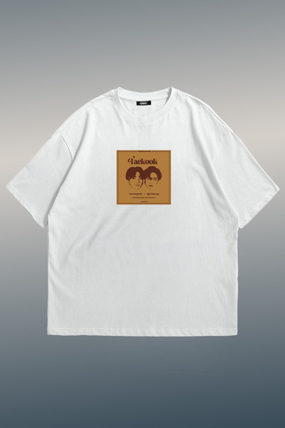 Grove Fashion Taekook Printed Unisex Oversize T-Shirt