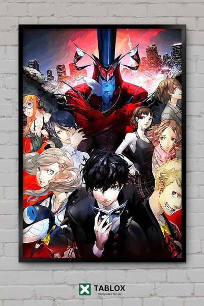 TABLOX Persona Game Anime RPG Cadru cu personaje japoneze Aspect decorativ MD...