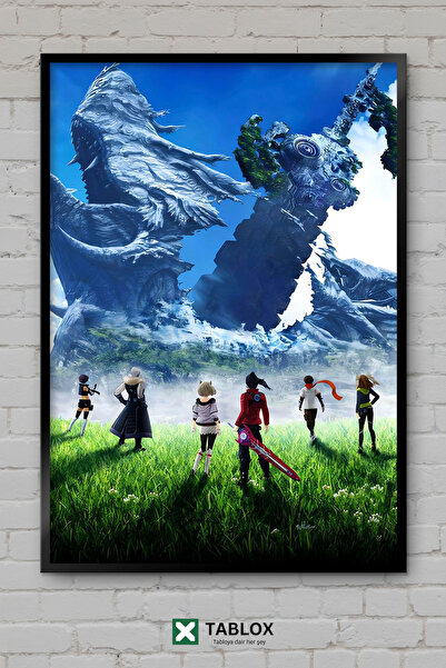 TABLOX Xenoblade Chronicles RPG Παιχνίδι Anime Φανταστική Αφίσα με Εμφάνιση Π...