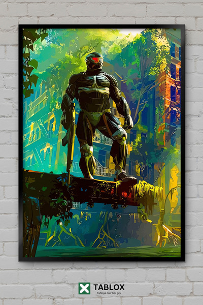 TABLOX Crysis Remastered igra Naučna fantastika Akcija Uramljena dekorativna ...