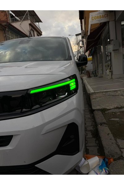 Genel Markalar Opel Combo Far Sticker Set Yeşil