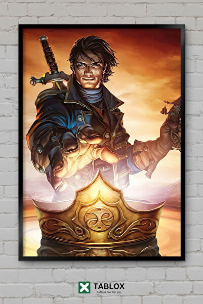 TABLOX Fable Video Game Fantastic RPG Legend Poster Tablou decorativ înrămat ...