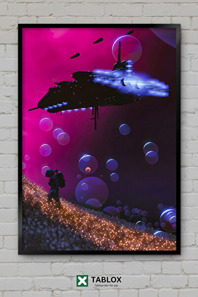 TABLOX Διακοσμητικός πίνακας MDF με θέμα το No Mans Sky Game, Εξερεύνηση του ...