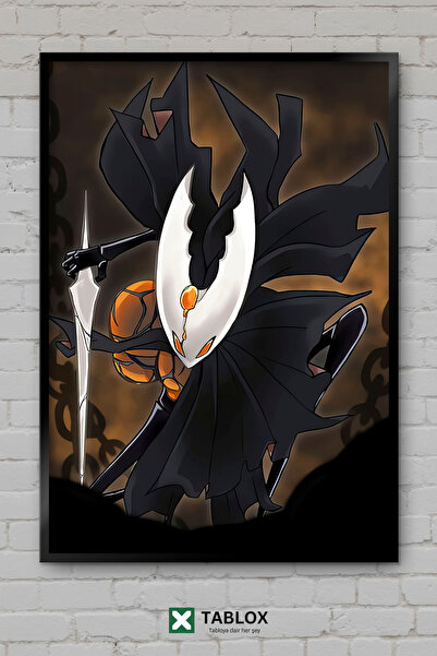TABLOX Διακοσμητικός πίνακας MDF με πλαίσιο Hollow Knight Game Knight of Dark...