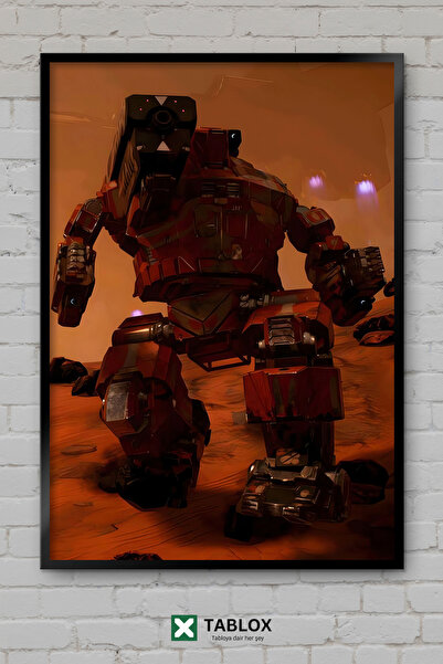 TABLOX Mechwarrior 5 Mercenaries Game Robot Action Sci-Fi Διακοσμητικός πίνακ...