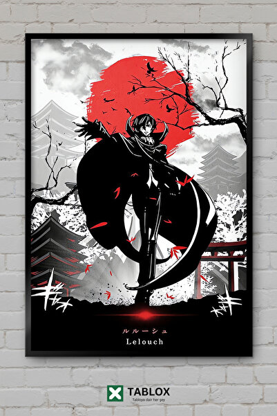 TABLOX Code Geass Anime Manga Lelouch Tablou decorativ înrămat din MDF cu tem...
