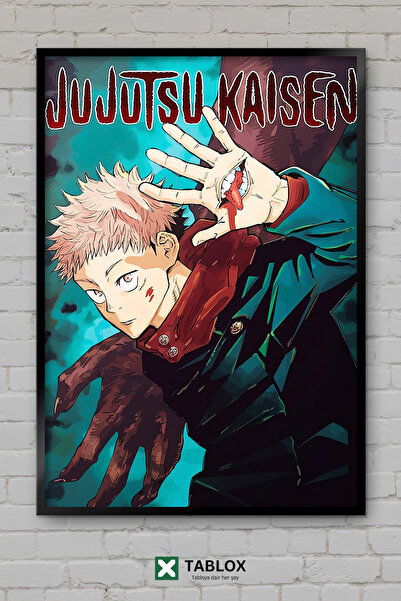TABLOX Jujutsu Kaisen Anime Manga Gojo Satoru Yuji Itadori Διακοσμητικός πίνα...