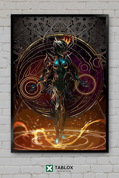 TABLOX Warframe naučno-fantastična svemirska RPG igra poster umetnički okvir ...