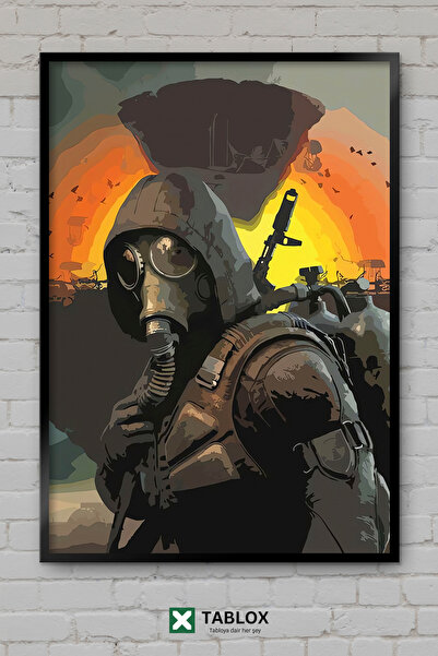 TABLOX Stalker Game Horror Science Fiction Ρωσία Διακοσμητικός πίνακας MDF με...