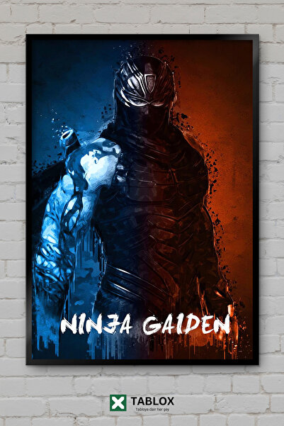 TABLOX Ninja Gaiden Game Action Action Retro Frame View Decorative MDF Painting