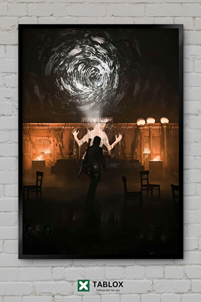 TABLOX Alan Wake Game Horror Character Art Frame Εμφάνιση πλαισίου Τέχνης Δια...