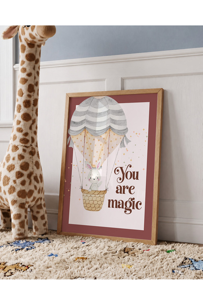 luxorpixels (ÇERÇEVESİZ) You Are Magic Uçan Balonlu Çocuk Odası Poster