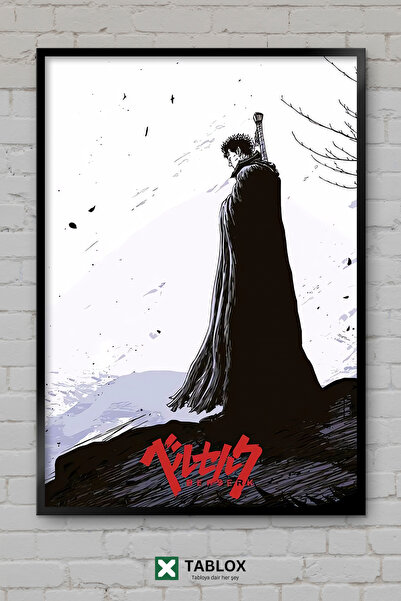 TABLOX Berserk Anime Manga Guts Dark Fantastic Ιαπωνικός Διακοσμητικός Πίνακα...