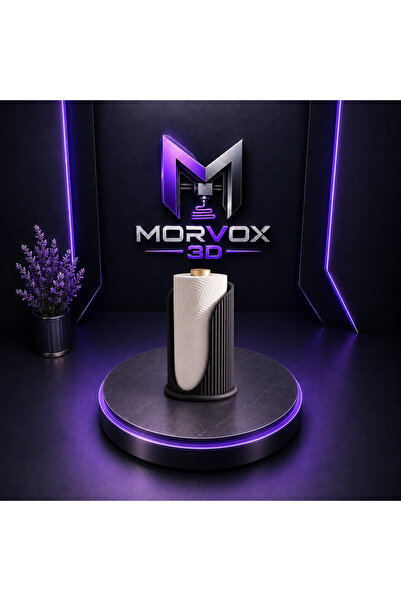 Morvox 3D Modern Kağıt Havlu Tutucu – Dekoratif Tezgah Üstü Rulo Havluluk