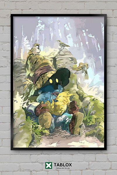 TABLOX Αφίσα παιχνιδιού Final Fantasy 9 Vivi Ornitier με χαρακτήρες RPG, Διακ...