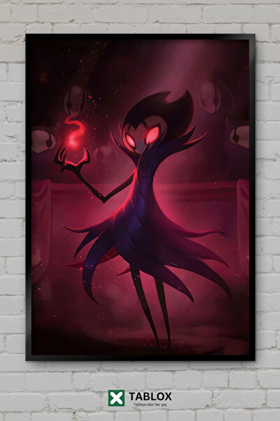 TABLOX Διακοσμητικός πίνακας MDF με πλαίσιο Hollow Knight Game Knight of Dark...