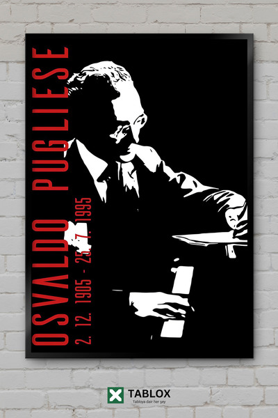 TABLOX Αφίσα Osvaldo Pugliese Tango Musician Argentina Διακοσμητικός πίνακας ...