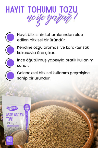 Annemeli 250 gr Hayıt Tohumu Tozu