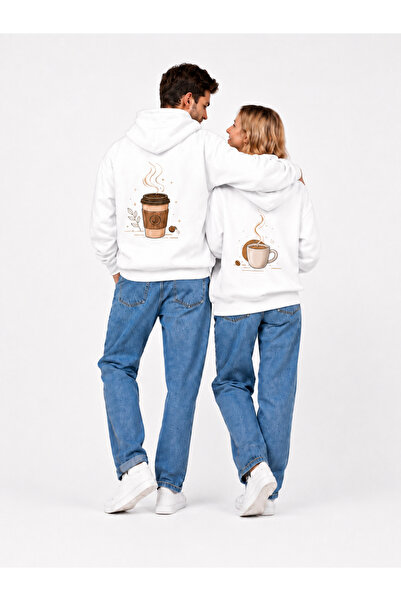 Mondschein Sevgili Kombini 2-pack Oversize Unisex Φούτερ με κουκούλα με στάμπ...