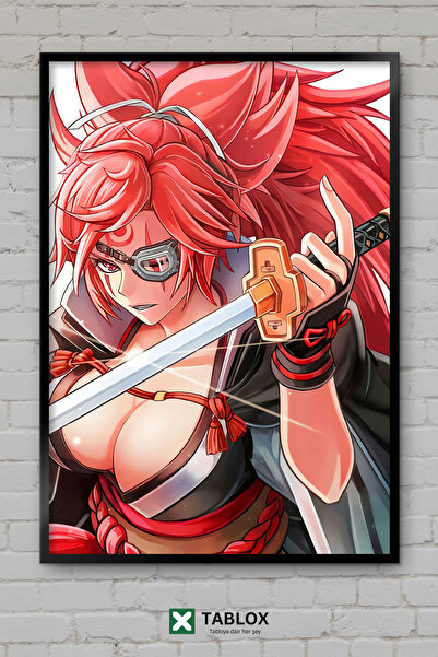 TABLOX Guilty Gear Strive Fighting Game Αφίσα παιχνιδιού μάχης με κορνίζα Δια...