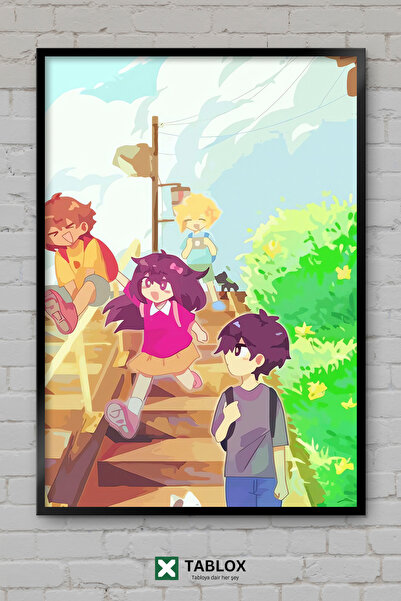 TABLOX Παιχνίδι Omori Game RPG Ψυχολογική Περιπέτεια Indie Διακοσμητικός πίνα...