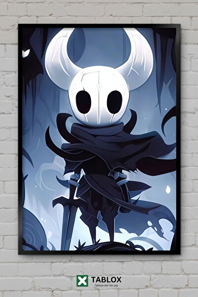 TABLOX Hollow Knight Gaming Game Dark Fantasy Αφίσα με διακοσμητικό πλαίσιο, ...