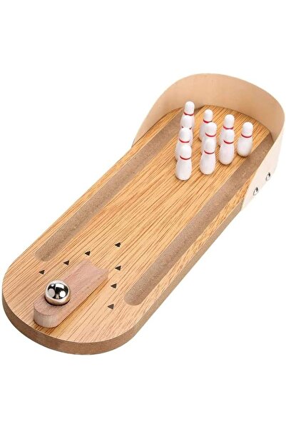 GENERAL Joyes Desktop Bowling Game, Tabletop Hitting Game with Smooth Rolling...