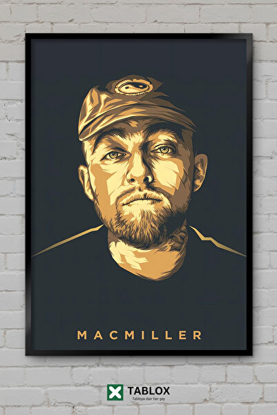 TABLOX Mac Miller Rapper Pevač Pop Art Hip Hop Muzika Okvir Izgled Dekorativn...