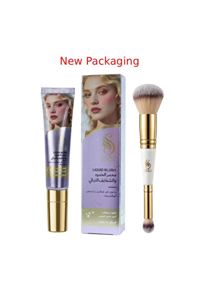 SARA BEAUTY & CARE Sara Beauty Care Vegan Liquid Blush & Lip Tint with Blendi...