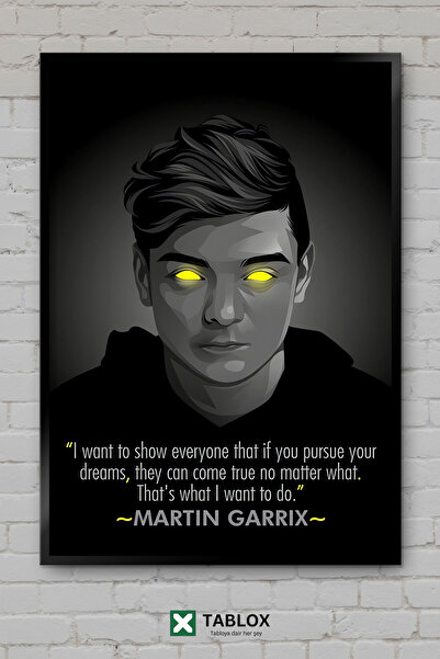 TABLOX Martin Garrix Dj Producer Edm Music Electronic Frame View Tablo decora...