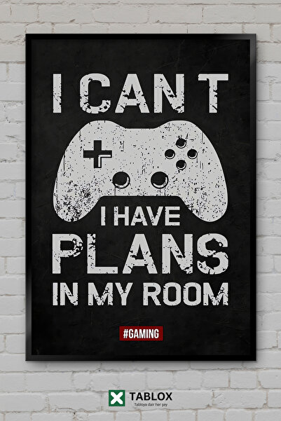 TABLOX Gaming Player Game Retro Poster Decor Art Διακοσμητικός πίνακας τοίχου...