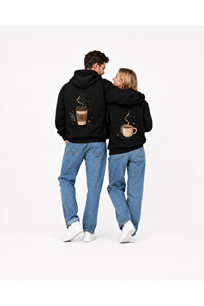 Mondschein Sevgili Kombini 2-pack Oversize Unisex Φούτερ με κουκούλα με στάμπ...