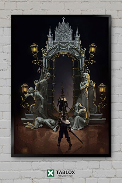 TABLOX Blasphemous Game Dark Metroidvania Action Figure Decorativ MDF Tablo c...