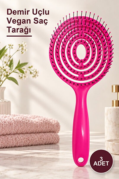 Yenilig 3 Pieces of Vegan Hair Combs with Iron Tips