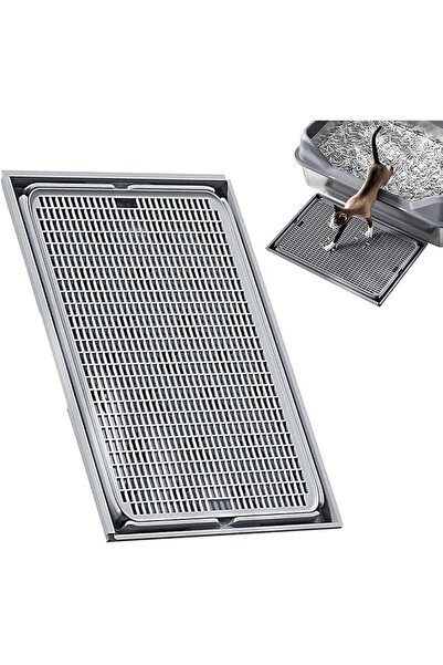 HASTHIP Cat Litter Mat, Double Layer Mesh Grid Litter Trapper for Litter Box,...