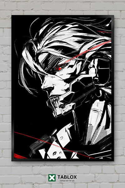 TABLOX Metal Gear Solid Snake Game Action Secret Soldier Frame View Decorativ...