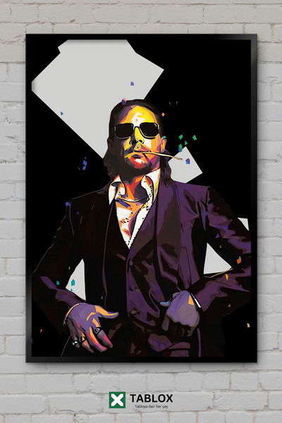 TABLOX Diplo Dj Producer Producător Edm Music Electronic Frame View Masă deco...