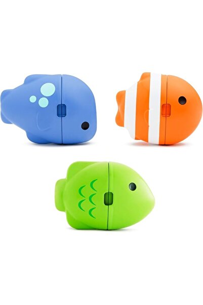 Munchkin ColorMix Fish , bath toy, bath activity fun, colorful toy to keep ki...