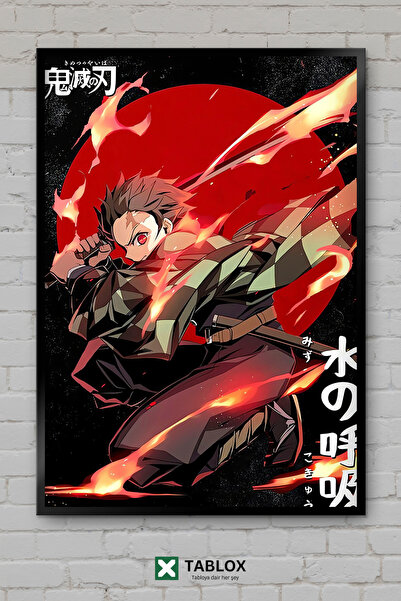 TABLOX Demon Slayer Kimetsu No Yaiba Anime Manga Πλαίσιο χαρακτήρων με εμφάνι...