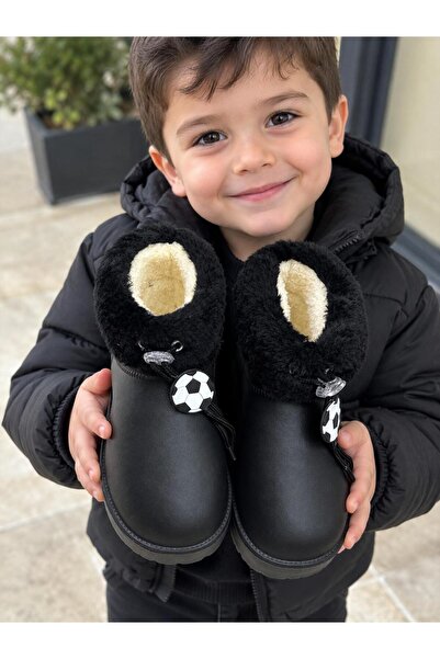 PLN SHOES Koko Su Geçirmez İçi Kürklü Çocuk Eva Yağmur Kar Çizme
