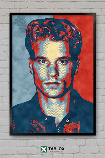 TABLOX Dennis Bergkamp Fudbaler Fudbal Nizozemska Okvirni izgled Dekorativna ...