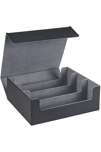 Paporich 1800+ Storage Box for Trading Cards, PU Leather Deck Case, Magnetic ...