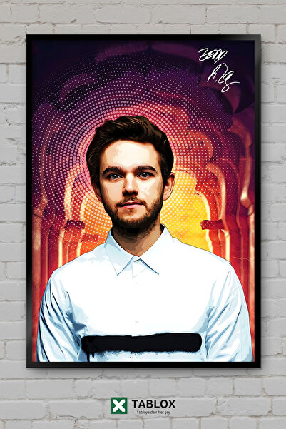 TABLOX Zedd Dj Producer Ηλεκτρονική Μουσική Αφίσα Τοίχου με Πλαίσιο Διακοσμητ...