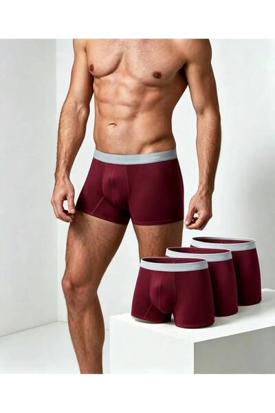 Dagi Erkek Micro Modal Esnek ve Rahat Bel Bandı Boxer (3'lü Set) D4210