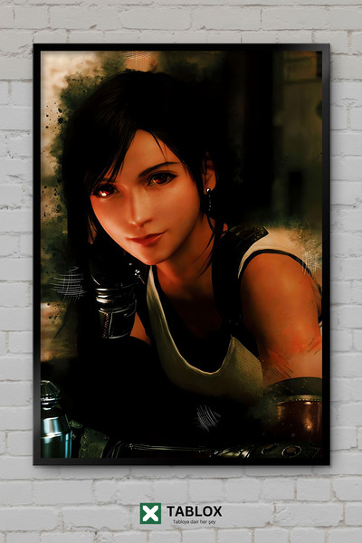 TABLOX Final Fantasy Vii Βιντεοπαιχνίδια Rpg Φανταστική αφίσα με διακοσμητικό...