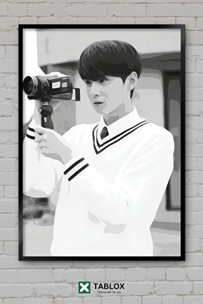 TABLOX Cha Eunwoo Astro Kpop Idol Korejska Muzika Poster Okvir Izgled Dekorat...