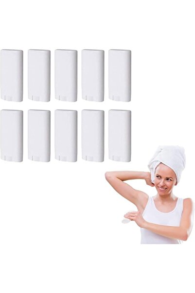Khazna 10Pcs Empty Plastic Deodorant Container, 15ml 0.5 Oz Refillable Contai...