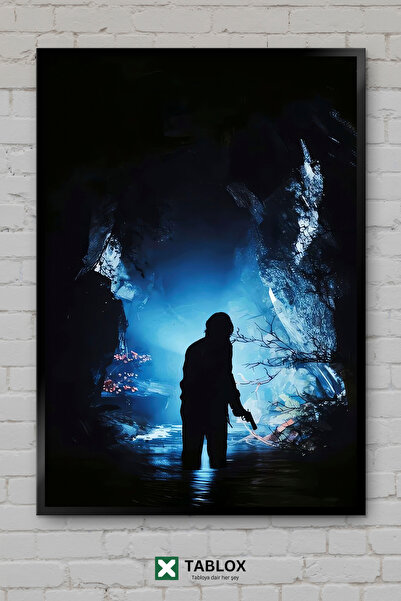 TABLOX Alan Wake video igra horor triler pisac poster okvir izgled dekorativn...