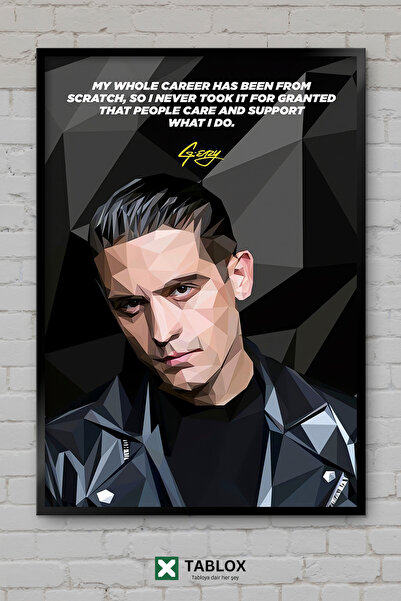TABLOX G Eazy Ράπερ Ράπερ Χιπ Χοπ Μουσική Πορτρέτο Αφίσα Τοίχου Κορνιζαρισμέν...