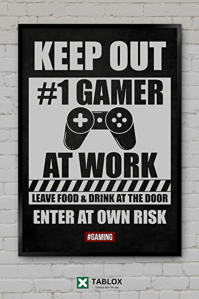 TABLOX Gaming Player Game Retro Poster Decor Art Διακοσμητικός πίνακας τοίχου...